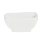 image of Steelite A900P043 - 6 Oz Rectangular Salsa Bowl, 4-1/4" x 3" x 2-1/8", China Sedona White, 1 Dozen