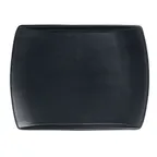 image of Steelite A901P027 Platter, 9-3/4" x 7" Rectangular Vitrified China, Anfora, Sedona Black - 1 Dozen
