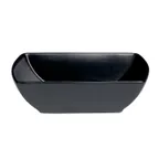 image of Steelite A901P091 - Rectangular 17 Oz Cereal Bowl, 6-5/8" x 5" x 2" China, Sedona Black - 1 Dozen