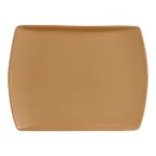 image of Steelite A902P027 - Anfora Sedona Toffee Rectangular Platter, 9-3/4" x 7", Vitrified China - 1 Dozen