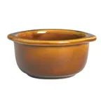 image of Steelite B008P015 Onion Soup Crock 10-12 oz 4-1/2" Dia × 2-1/4" H Caramel China Handleless - 1 Dozen