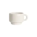 image of Steelite DCI127W Coffee Cup 3 oz (2-1/4\" Dia × 1-3/4\" H) White Ceramic, Oven/Microwave Safe, Stackable - 1 Dozen