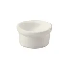 image of Steelite DCI362W White Ceramic Ramekin, 2.5 Oz, 3" Dia x 1-1/4" H, Oven & Microwave Safe - 1 Dozen