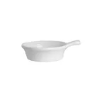 image of Steelite DCI44UW - White Ceramic Handle Bowl, 10 oz, 4‑3/4" Dia x 2‑1/4" H, Oven/MW Safe - 1 Dozen