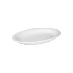 image of Steelite DCI549UW- Oval Ceramic Platter 9-3/8"Lx6"Wx1"H, Oven/Microwave Safe, Lead‑Free - 1 Dozen