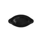 image of Steelite DCI626BK - Rarebit Dish, 4 oz, 6-1/2" L x 3-5/8" W x 1" H, Black, Oven/MW Safe - 1 Dozen
