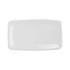 image of Steelite DCI887UW - Ceramic Platter 12"1/8 x 7"1/8 x 7/8 in Oven/Microwave Safe, Lead‑Free - 1 Dozen