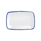 image of Steelite DCI896CBDUW - Rect Ceramic Platter 9½" x 6¼" Oven/MW Lead‑Free Dapple/Ultra White - 1 Dozen