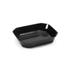 image of Steelite DFBCC10810 - 2 Qt Rectangular Acrylic Plastic Bowl, Black, 10" W x 8" D x 2" H - 6/Case