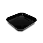 image of Steelite DFBCC121010 - 3.25 Qt Rectangular Acrylic Bowl, Black, 12" W x 10" D x 2" H - 6/Case