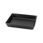 image of Steelite DFBRC1210LT010 Rectangular Melamine Bowl, 3.25 Qt (12" x 10" x 2"), Black - 5/Case