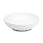 image of Steelite DFBRD10AS020 - 2 Qt Round Melamine Plastic Bowl, 10" Diameter, White, Reusable, - 5/Case