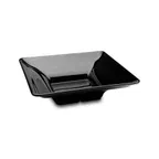 image of Steelite DFBSQ113AS010 Square Melamine Bowl, 2 Qt, 10-1/2" W x 10-1/2" D x 3" H, Black - 5/Case