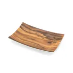 image of Steelite DFTRC117AC Rectangular Bakery Display Tray, 11" x 7" x 1.25" Melamine, Tans Finish - 6/Case