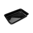 image of Steelite DFTRC151210 Bakery Display Tray, 15" W x 12" D x 1" H Rectangular Black Acrylic - 6/Case