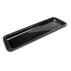 image of Steelite DFTRC241010 Market Bakery Display Tray, Black Acrylic, 24" x 10" x 1" - 6/Case