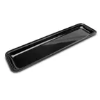 image of Steelite DFTRC24810 Market Tray, Rectangular Black Acrylic, 24" L x 8" W x 1" H - 6/Case