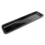 image of Steelite DFTRC30810 Market Bakery Display Tray, Rectangular Black Acrylic, 30" x 8" x 1" - 6/Case