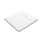 image of Steelite DFTSQ12AS020 Square Bakery Food Display Tray, 12" x 12" x 1.5" White Melamine - 10/Case