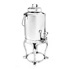 image of Steelite DW055MLDSS Milk Dispenser – 5.5 Qt Capacity, 18/10 Stainless Steel, Single Valve, DW Haber
