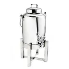 image of Steelite DW055MLKSS Milk Dispenser - 5.5qt, 11" W x 11" D x 20" H, 18/10 Steel, Single Valve