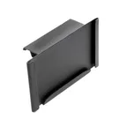 image of Steelite DW07373HK2BK Hanging Card Holder, 3.875"W x 2.37"H, 18/10 Steel Black, Sign - 6/Case