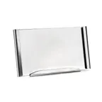 image of Steelite DW07373HKSS - Card Holder Sign, 3.85" W x 2.35" D, 18/10 Stainless Metal, Tabletop - 6/Case