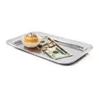 image of Steelite DW3509 - Rectangular Serving Tray, 9" x 7", 18/10 Stainless Steel, 6/Case