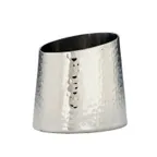image of Steelite DW6107MSS Sugar Bowl, 7 oz, 18/10 Stainless Steel, Tear-Drop Finish, No Cover Handles