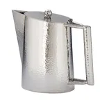 image of Steelite DW6164MSS Coffee Pot - 2.0 Qt (64 oz) 18/10 Stainless Steel, Hammered Finish, With Lid