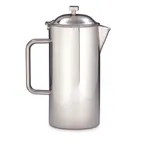 image of Steelite DW7164QSS - 2.0 Qt 39-74oz Coffee Pot Lid 8.0" W x 5.0" D x 10.0" H, 18/10 Steel Tower