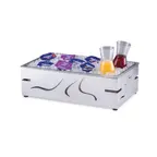 image of Steelite DWFB20128P Fusion Buffet Ice Box, 20.0"W x 12.0"D x 8.0"H, 18/10 Stainless Steel Display