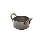 image of Steelite GWSCD7V Casserole, 4.75 Oz (3.75" x 2.75" x 2.0"), Stainless Steel Vintage Finish – 6/Case
