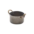 image of Steelite GWSCD9V Casserole Dish, 12 oz (5" x 3.5" x 2.5") Stainless Steel Dishwasher Safe - 1 Dozen