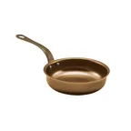 image of Steelite GWSMF13GDV 15oz 10.125" x 5.5" Gold Frypan, 1-3 Qt Stainless Steel Riveted Handle - 6/Case