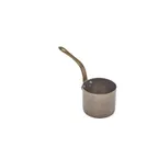 image of Steelite GWSMS8V Sauce Pan, 6.5 oz (6.5 x 3.125 x 3.375 in) Stainless Steel Vintage Finish - 6/Case
