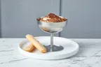 image of Steelite GWSUNS10V Ice Cream Sundae Cup 8 oz (4.0") Footed Stainless Steel Dishwasher Safe - 1 Dozen