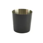 image of Steelite GWSVC8BK - 12.75 oz Black Stainless Steel Serving Cup, 3.375" x 3.375" - 24/Case