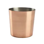 image of Steelite GWSVC8C 12.75 Oz Copper Stainless Steel Serving Cup 3.375" x 3.375" (11‑12 Oz) - 24/Case