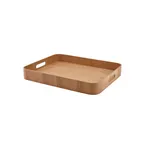 image of Steelite GWWVTB5540L Tray, Wood Veneer Light, Rectangular 21.625" x 15.75" Tans, Wood - 4/Case