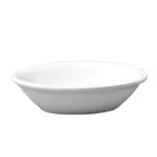 image of Steelite HL00210000 Baking Dish, 6 Oz Oval Homer, Arctic White China, 5-1/4" x 4" - 1 Dozen