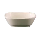 image of Steelite HL01100 - 4" Square China Bowl, 7.5 oz Capacity, Rolled Edge, Homer, Undecorated - 1 Dozen