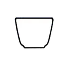 image of Steelite HL12400 - Chinese Tea Cup, 4.5 oz Capacity, 2-3/8" Dia x 3" H, Stackable China, 1 Dozen