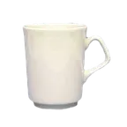 image of Steelite HL13200 Troy Mug, 8-1/4 oz (8-9 oz) Homer Style, Undecorated China, Non‑Stackable - 1 Dozen