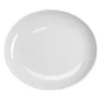 image of Steelite HL132410000 - Oval China Platter White, 12" x 10.5" x 1.5", Dishwasher/Oven Safe - 1 Dozen