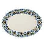 image of Steelite HL15463906 - Rolled Edge Oval Platter, 10.5" x 7.25", China, Catalina Finish - 1 Dozen