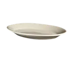 image of Steelite HL1552 - Oval China Platter 11-3/4" Oval, Rolled Edge, American Rose Finish - 1 Dozen