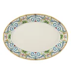 image of Steelite HL15563910 - Oval Rolled Edge China Platter, 11.75" x 8" - 1 Dozen