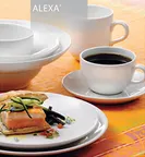 image of Steelite HL20346800 China Platter, 10-1/8" Diameter, Homer Alexa Design, China Material - 1 Dozen