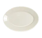 image of Steelite HL24600 - Oval China Platter 18-1/2" x 14", Rolled Edge, Homer, Undecorated - 4/Case